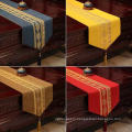 2021hot selling impeccable decorative luxury cotton table runner